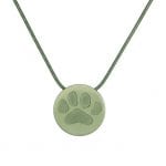Round Pewter with Large Paw